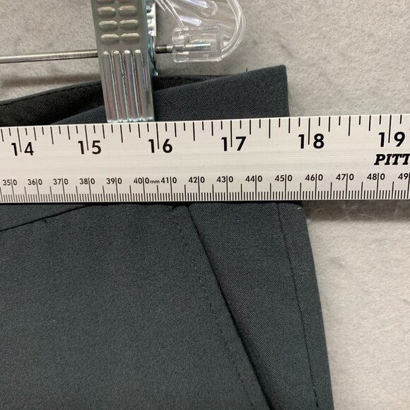 Ted Lapidus Mens Flat Front Slim Taper Fit Mid Rise Trouser Dress Pants 35x32 - Picture 5 of 9